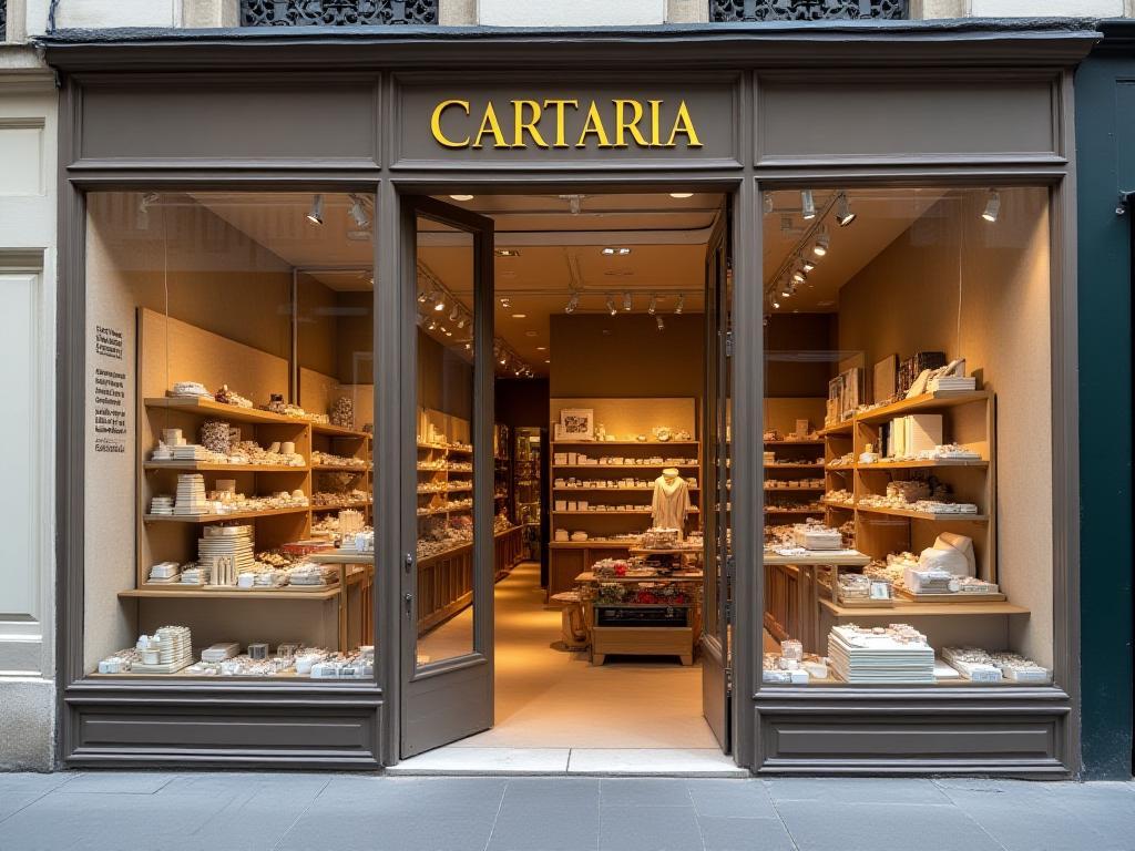 Cartaria Stationery storefront in Paris